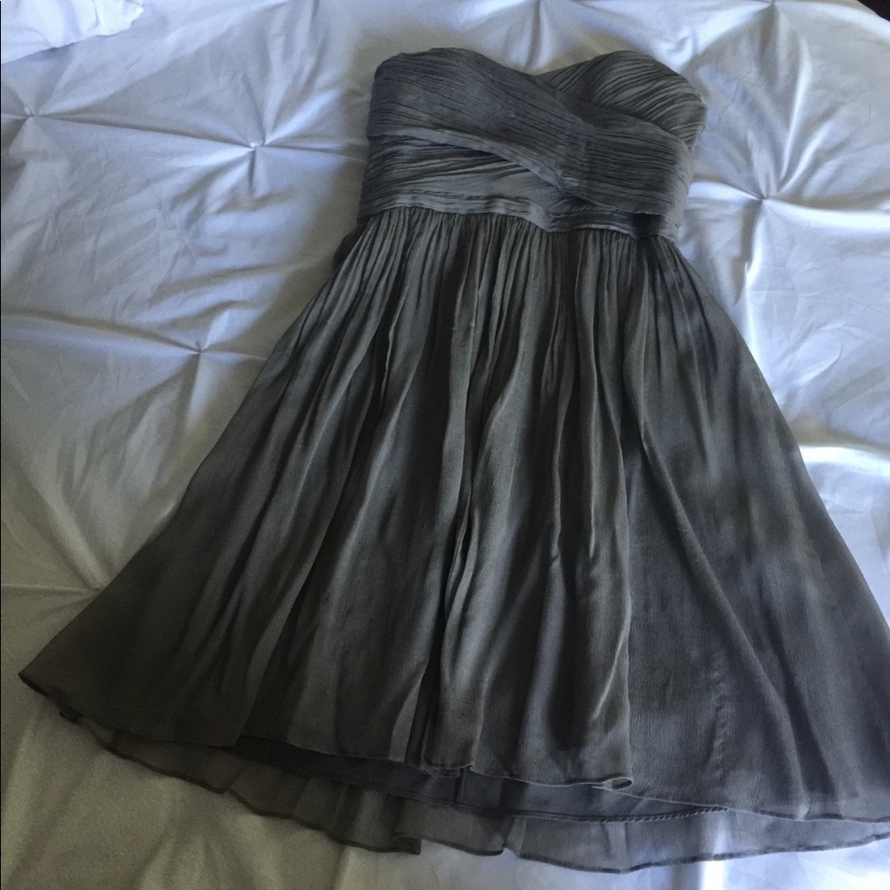 JCrew grey Arabella dress